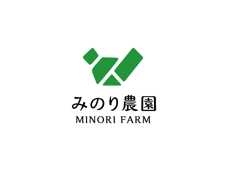 株式会社河建様　みのり農園　ロゴマーク